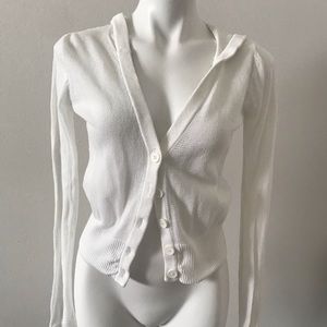 Converse hoodie cardigan